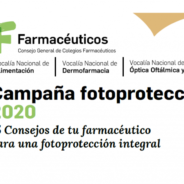 Campaña de Fotoprotección 2020:  “15 Consejos de tu farmacéutico para una fotoprotección integral”.